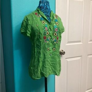 💥PRICE DROP💥 Johnny Was Embroidered Top